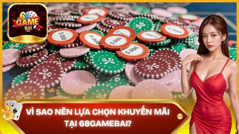 Vì sao nên chọn khuyến mãi tại 68 game bài