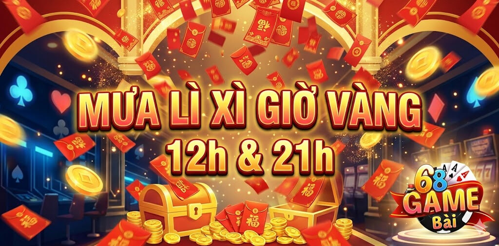 Mưa Lì Xì Giờ Vàng 12h & 21h